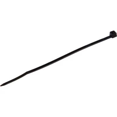 Нейлоновые стяжки FORTISFLEX КСС 3х100 черный 100 штук 49406