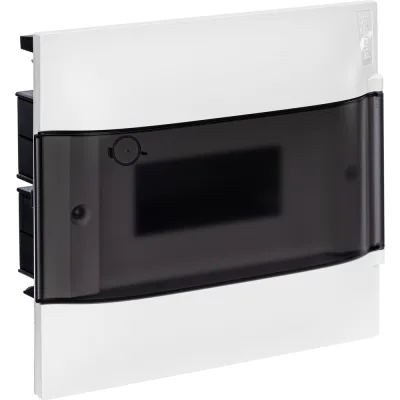 Пластиковый щиток Legrand Practibox S Встраиваемый 1X8 Дымчатая дверь 134558