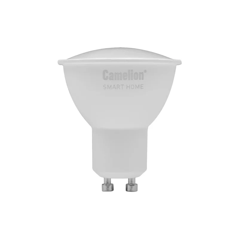Умная лампа Camelion Smart Home LSH5/GU10/RGBСW/WIFI/3 (3 шт. 5Вт GU10 RGB+DIM+CW 220В WiFi) 15949