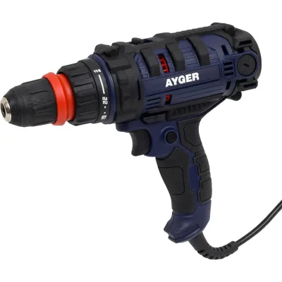 Сетевой шуруповерт AYGER 1 шт AES700DFR