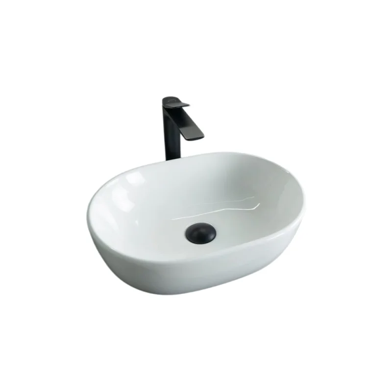 Раковина накладная Gid N9026b белая 48x35x13.5 51113