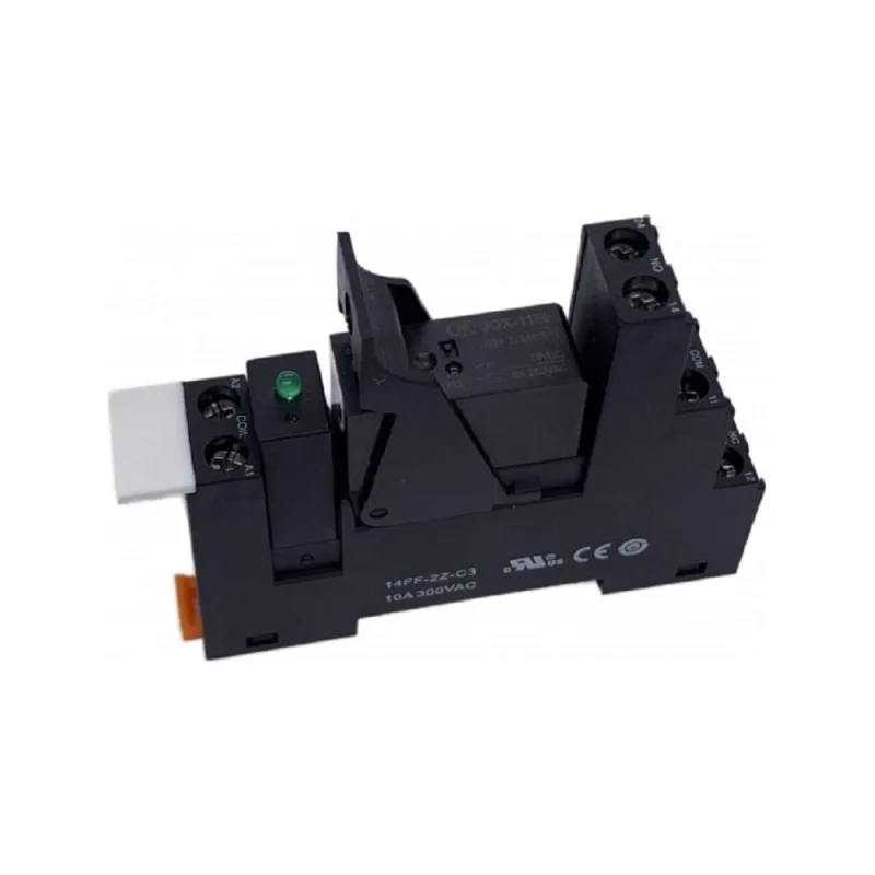 Комплект реле Доступная Автоматика 2co 8a; agni; катушка 24b dc, led, hongfa HF115-024DC-2-LED