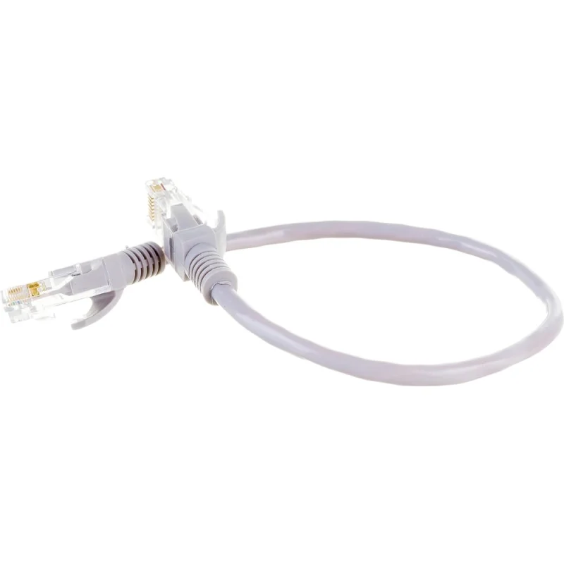 ΠΠ΅Π΄Π½ΡΠΉ ΠΏΠ°ΡΡ-ΠΊΠΎΡΠ΄ ExeGate UTP-RJ45-RJ45-5e-CU-0,3M-GY, UTP, cat.5e, 0.3ΠΌ, ΡΠ΅ΡΡΠΉ 282008