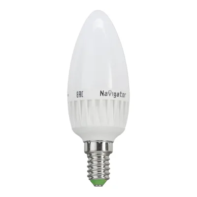 Лампа светодиодная Navigator E14 4000К 7 Вт 220-240 В свеча диммируемая