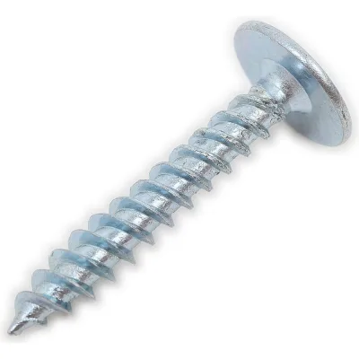 Саморез STEELREX полусфера с прессшайбой, острый, цинк, 4,2x25 мм, 200 шт. 0117042025B400020032