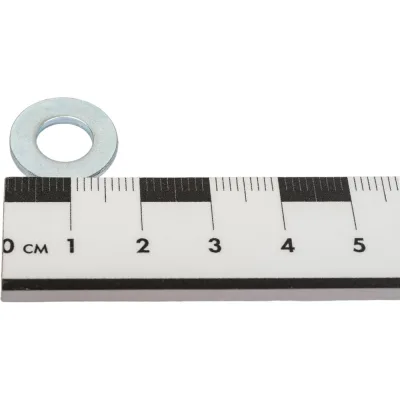 Шайба STEELREX DIN 125 простая, цинк М 8, коробка 200 шт. 0228008000B500020064