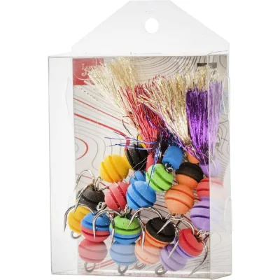 Приманки джиговые Lucky John LJ PENNON ROLLERWORM MIX2 5 шт LJPB003-02