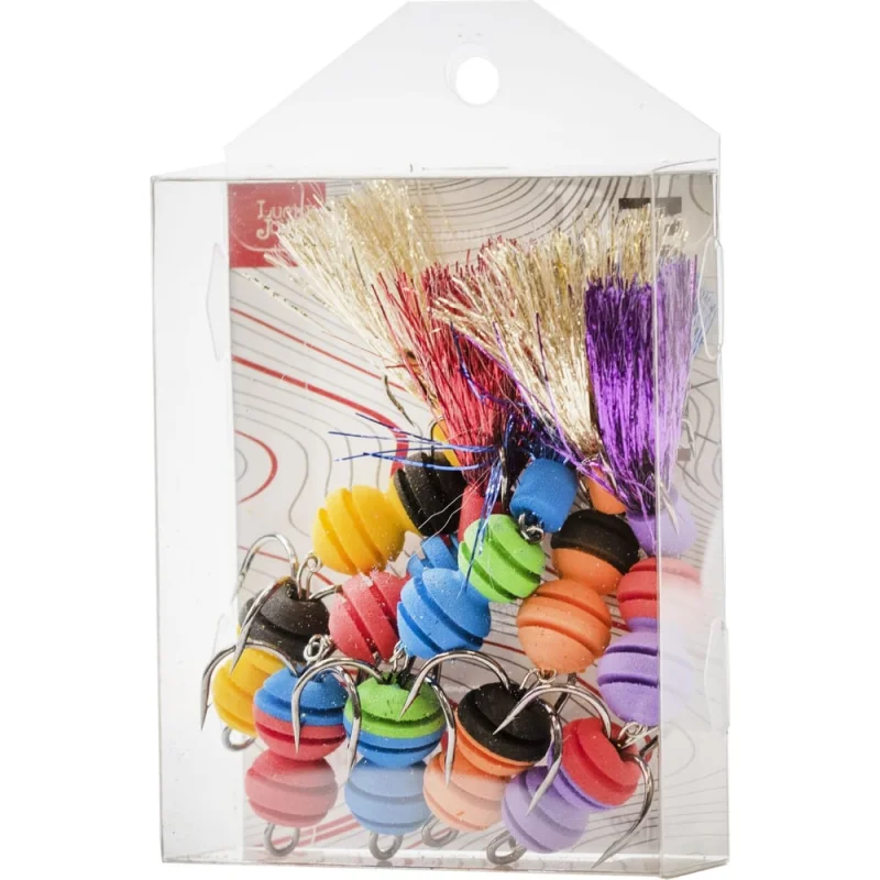 Приманки джиговые Lucky John LJ PENNON ROLLERWORM MIX2 5 шт LJPB003-02
