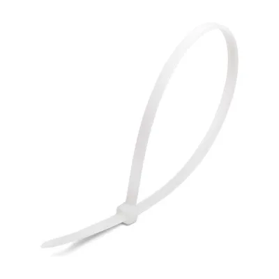 Нейлоновые стяжки Fortisflex КСС NORD 5x160 мм, белый, 100 шт. 89933