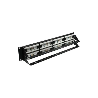 Патч-панель SUPRLAN, 19", 48хRJ-45, UTP, Cat.5e, 2U 10-0405