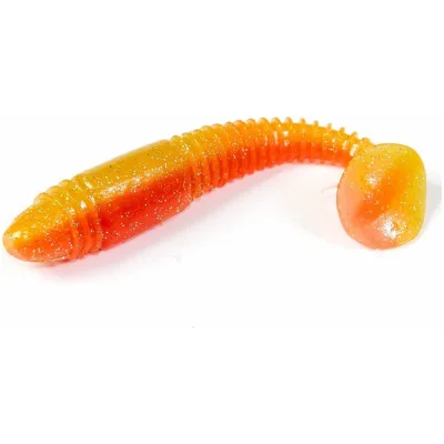 Съедобные искусственные виброхвосты LUCKY JOHN LJ Pro Series TIOGA FAT 3.9in, цвет T26, 5шт. 140146-T26