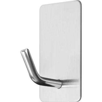 Крючки самоклеящиеся универсальные LAIMA Home, 2,5x4,5 см, сталь, серебристые, 4 шт. 608788