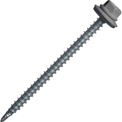 Кровельный саморез МЕТАЛЛСЕРВИС 4.8x70, RAL 7024, 100 шт. 1220580