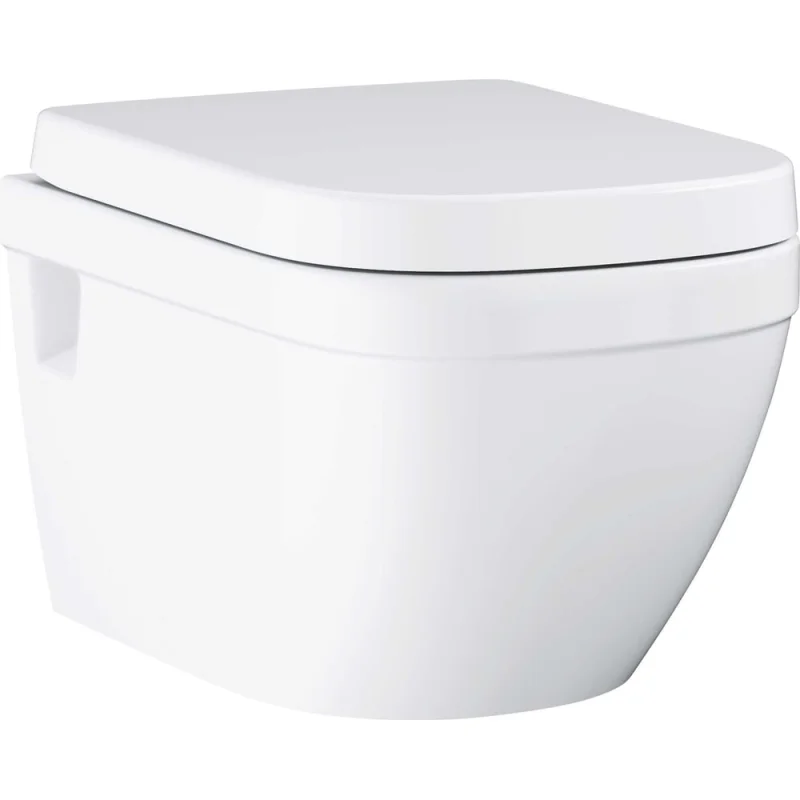 Подвесной унитаз GROHE Euro Ceramic с сиденьем, альпин-белый 39703000