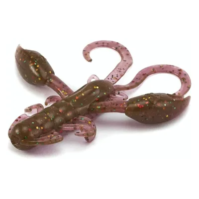 Съедобные искусственные твистеры LUCKY JOHN LJ Pro Series ROCK CRAW 2.8in, цвет S14, 6шт. 140117-S14