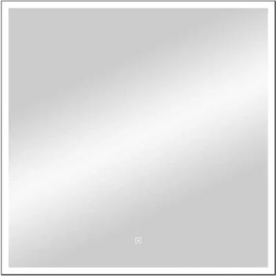 Зеркало Reflection Ghost с led подсветкой, сенсором и часами, 800x800 RF5224GH