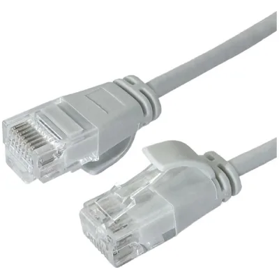 Кабель патч-корд U/UTP 6 кат. 0.5м FL-U6-C-LSZH-SLIM-0.5M 28AWG(7x0.127 мм), чистая медь, LSZH, Slim flexible, серый Filum 00-01114959