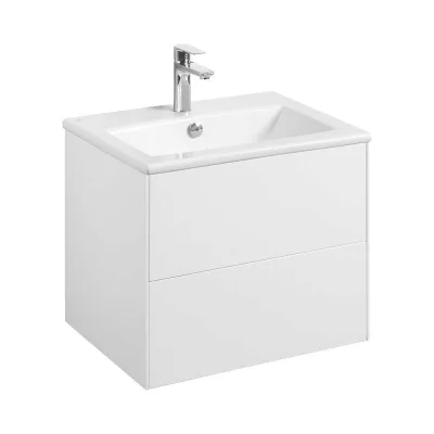 Сохо AQUATON 60 Тумба Белый глянец (БЕЗ УМЫВАЛЬНИКА"Элина-60") 00084506 1A258001AJ010