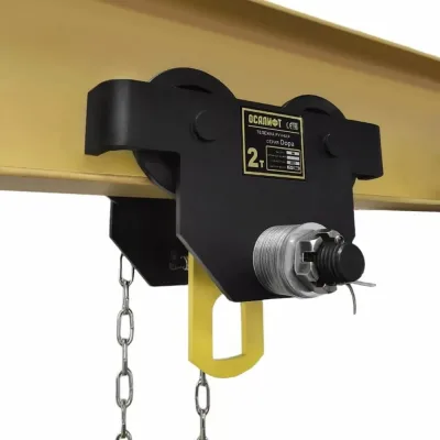 Тележка на двутавр ДОРА OCALIFT GCL 2т 3м ручная с приводом dr20003