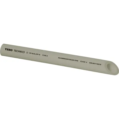 Труба TEBO PPR 25x4,2мм SDR6 армированная алюминием 4м серый 031010703