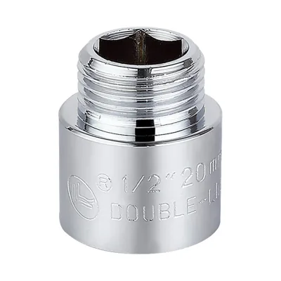 Удлинитель DOUBLE-LIN хром 1/2 - 50 мм наружная-внутренняя резьба LL6030А(1/2"-50)