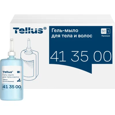 Гель-мыло для тела и волос, категория качества Премиум Tellus 1000 мл 413500
