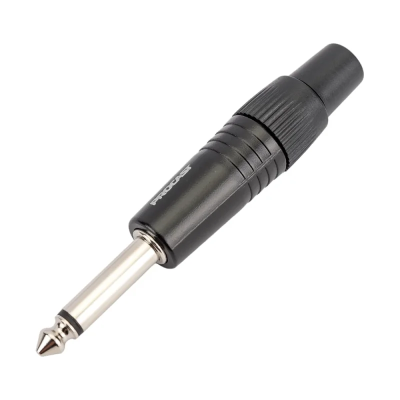 Разъем TS Jack PROCAST cable TS-6.3/6/M/M 6,3mm male, MONO/UNBALANCE, черный НФ-00000428