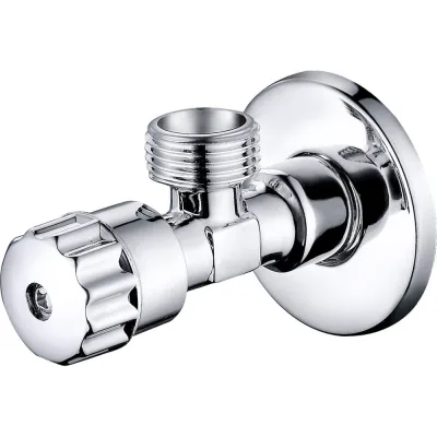 Кран угловой IDDIS с отражателем, 1/2; 3/4, кран-букса, латунь 910B0P2C4CZ