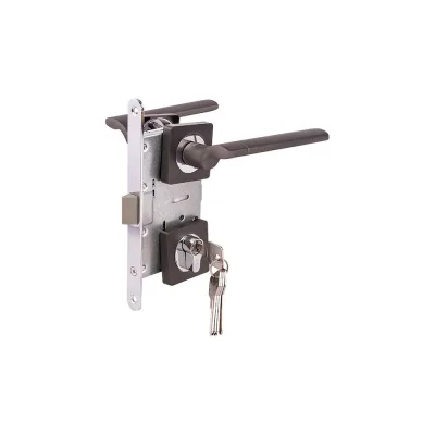 Замок врезной MARLOK 85/5219-ЦМ60 межосевое 85 мм (Тип 4) GF (графит) 029168