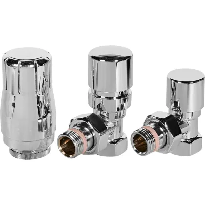 Комплект клапанов термостатических STOUT SVTDK-0002-000015C Design хром, уг RG009436799516