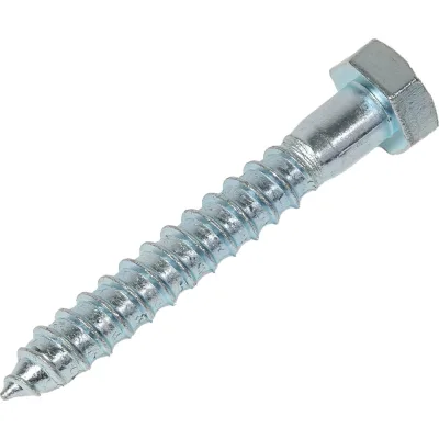 Шестигранный шуруп STARFIX 12x80 мм, цинк, DIN 571, SMP-65751-1