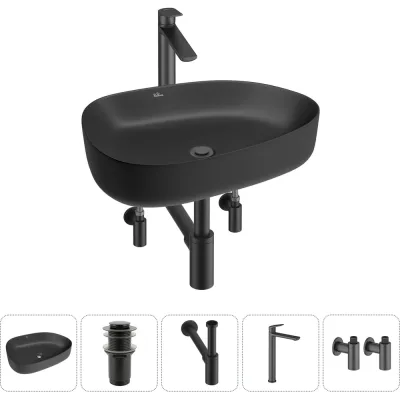 Набор Wellsee 5 в 1 Belle Spa 3.0 накладная раковина 55x40 см 20212743R