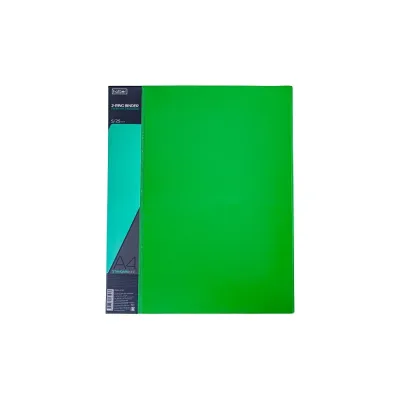 Пластиковая папка Hatber на 2-х кольцах, А4, корешок 25 мм STANDARD 70 20 шт 038475