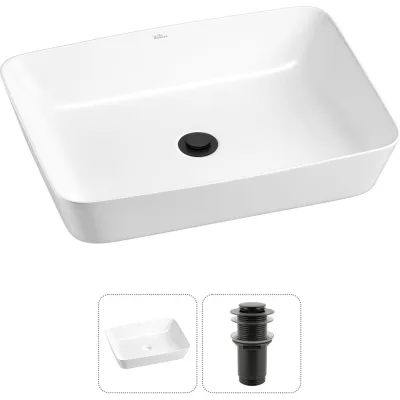 Набор Wellsee 2 в 1 Cromulent накладная раковина 56x40 см 20213563R