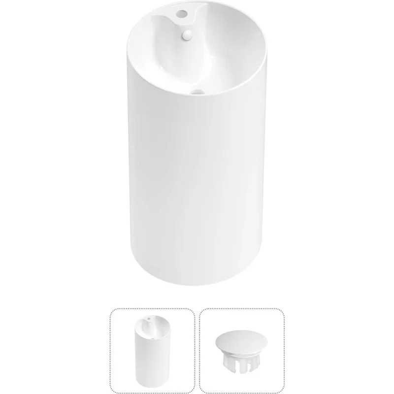 Набор Wellsee 2 в 1 Callipy Art напольная раковина 42x42x84 см 32890102R