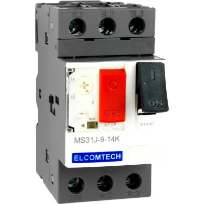 Мотор-автомат ELCOMTECH MS31J-9-14K (9-14А) УТ-00026536