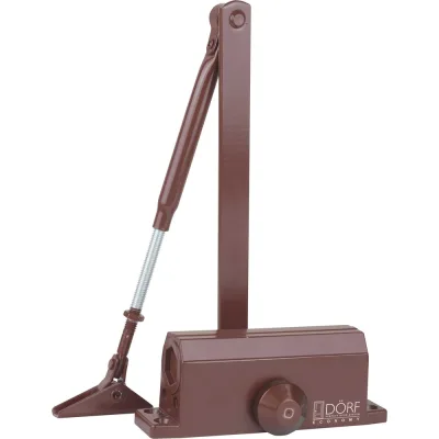 Дверной доводчик DORF economy l-8222 45 кг, коричневый, 1 к - 1 шт. eco L8222_brown_eco