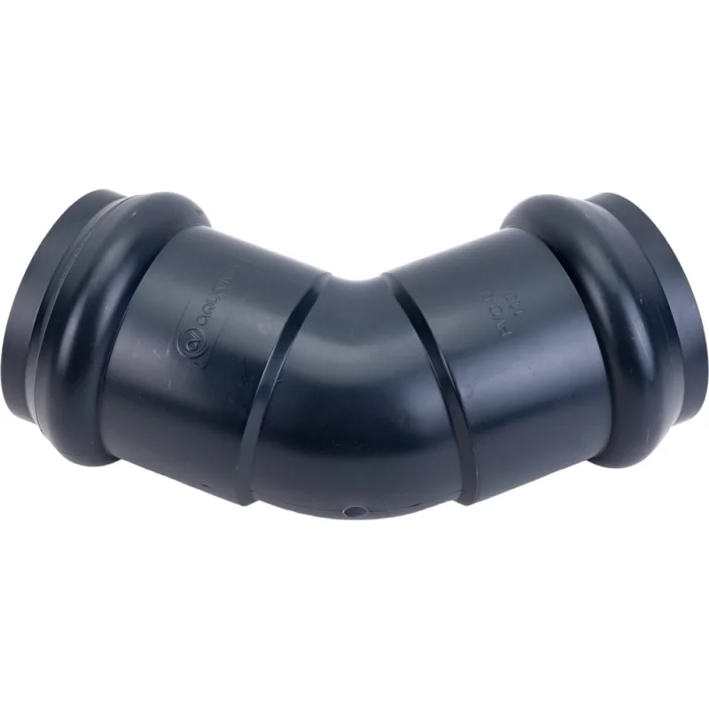 Отвод AQUAVIVA НПВХ напорный двухраструбный 110x45 AQV103110 26510