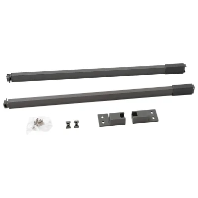 Комплект прямоугольных рейлингов для lembox-s Lemax PROF 450 мм, серый Lembox-R-450-GR-S