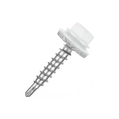 Саморез для крепления кровли STEELREX RAL9003 4.8x35, 60 шт. 0140048035B4000060329003