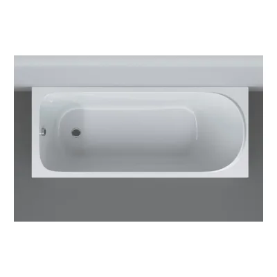 Акриловая ванна AM.PM Sense 150х70 см, с каркасом, со сливом-переливом W75A-150-070W-KL