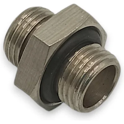 Переходник резьбовой Контактная Механика G1/8-G1/8 KRBC-G01-G01