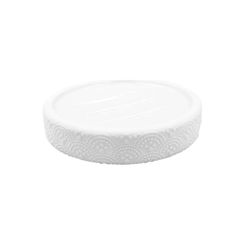 Мыльница Bath Plus 12х3см NUOVO цвет белый W-CE1564A-SD