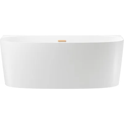 Пристенная акриловая ванна Wellsee Belle Spa 2.0 160x75 см в наборе 4 в 1 235801004