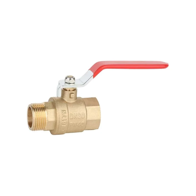 Шаровой кран Victoria 2" г/ш р-ка латунный красная ручка 61-011