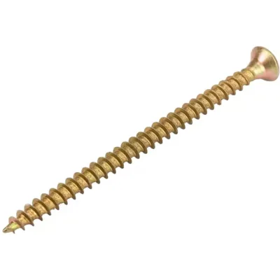 Шуруп ARNO INDUSTRIES 4,5х70 1кг с потайной головкой для крепления дерева желтое цинковое покрытие AB7104507065W98