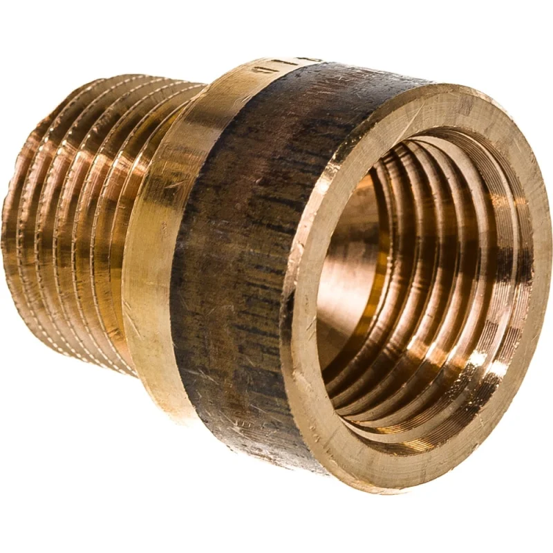 Удлинитель Viega, НВ, 1/2"х15 мм бронза 651121