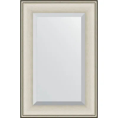 Зеркало EVOFORM с фацетом в багетной раме - травленое серебро 95 мм (58x88 см) BY 1236