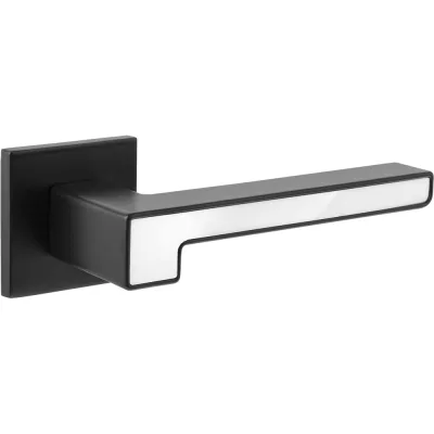 Ручки дверные Code Deco Slim H-30120-A-BLM/W 31635 00031635
