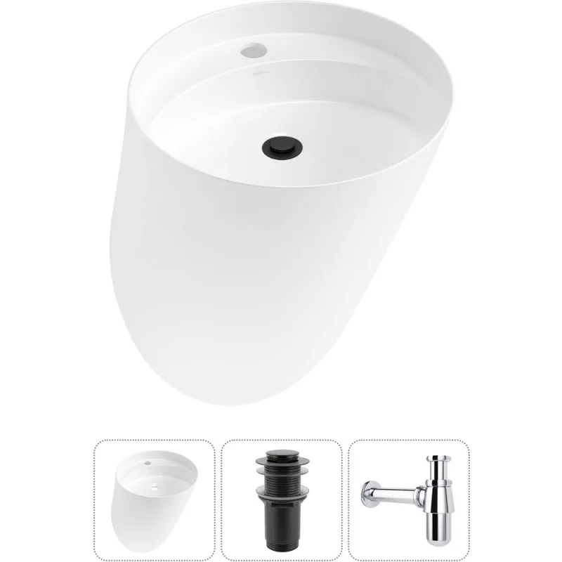 Набор Wellsee 3 в 1 M1 Limited Edition подвесная раковина 45x45 см 20215020R